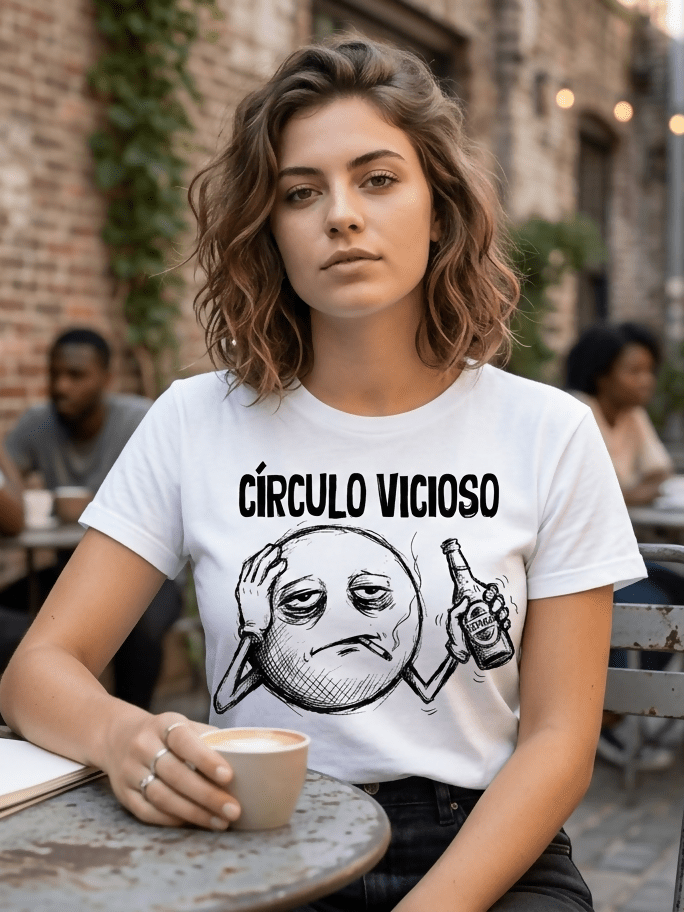 Camiseta Círculo vicioso - El Cajón Friki