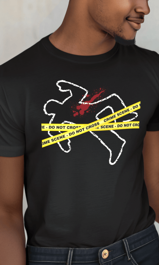 Camiseta Crime Scene - El Cajón Friki
