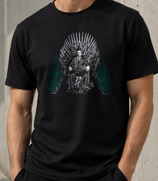 Camiseta Cthulhu is Coming – Juego de Tronos y Cthulhu (negra)
