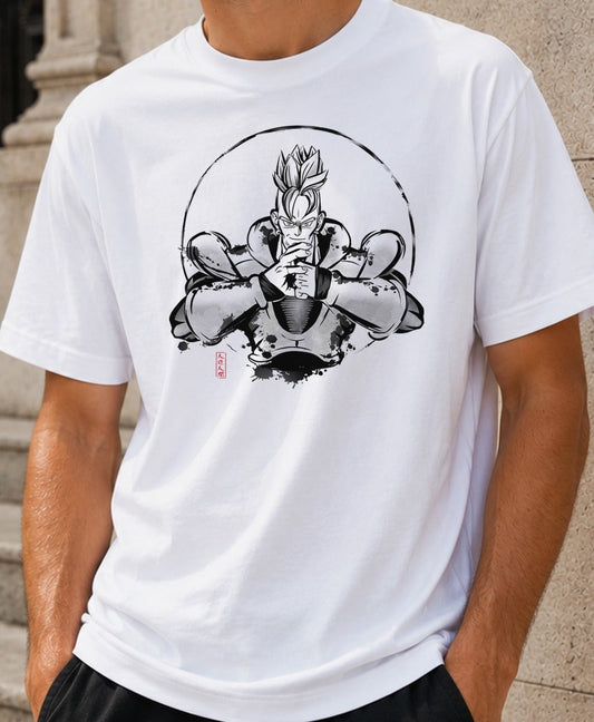 Camiseta Cyborg 16 – Androide 16 de Dragon Ball Z (blanca)