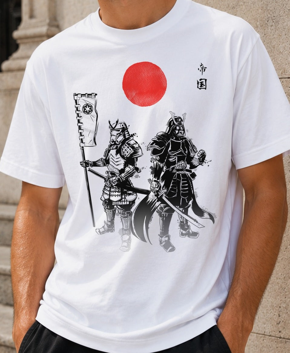 Camiseta Dark Empire – Darth Vader samurái Star Wars (blanca)