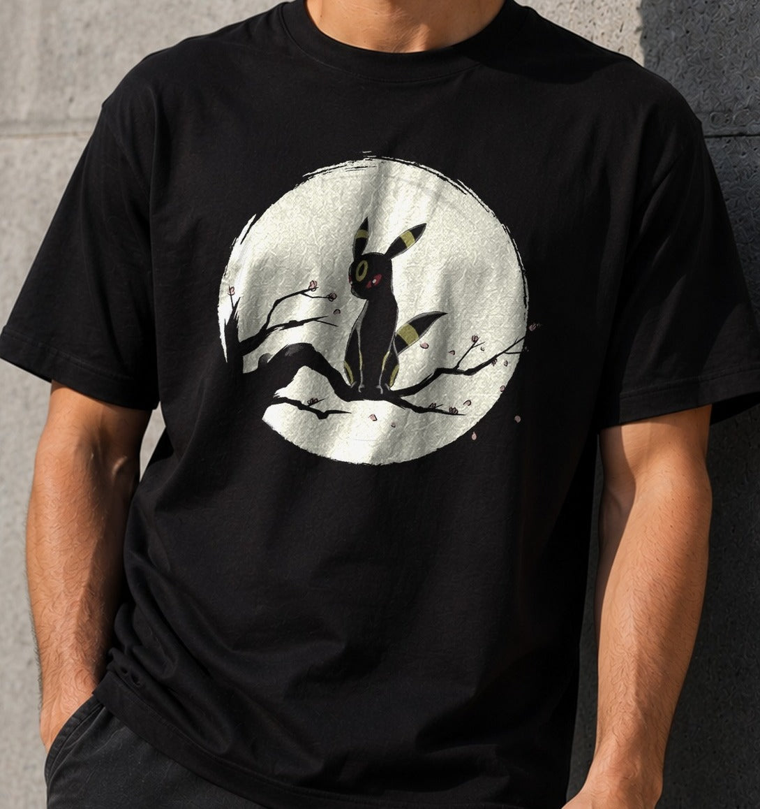 Camiseta Dark Evolution – Umbreon Pokémon (negra)
