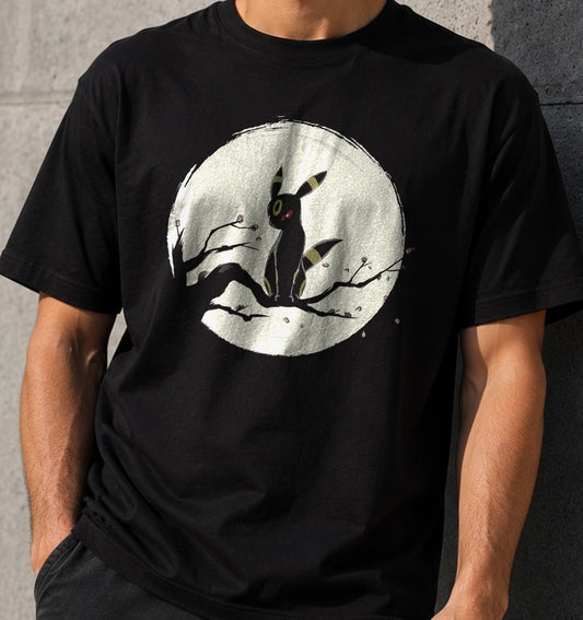 Camiseta Dark Evolution – Umbreon Pokémon (negra)