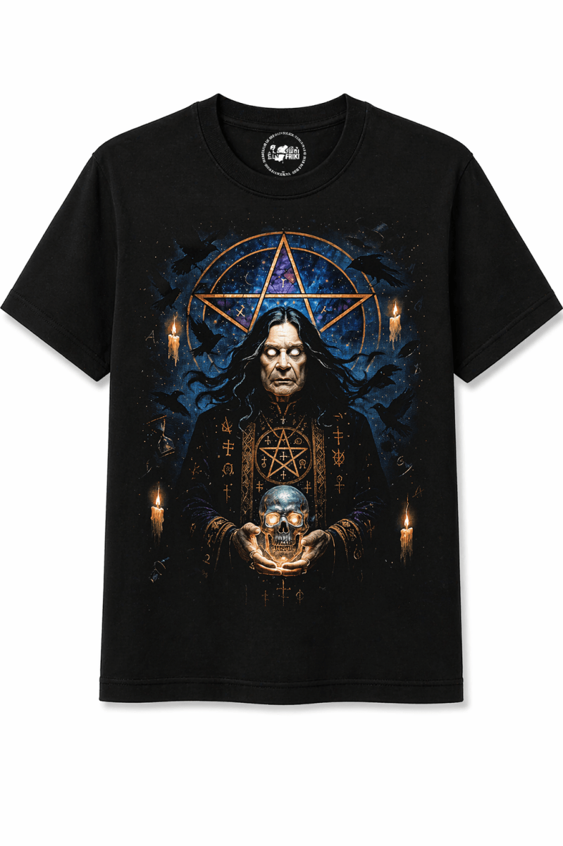 Camiseta DARK ORACLE – Ritual Metal Edition - El Cajón Friki