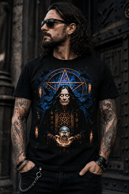 Camiseta DARK ORACLE – Ritual Metal Edition - El Cajón Friki