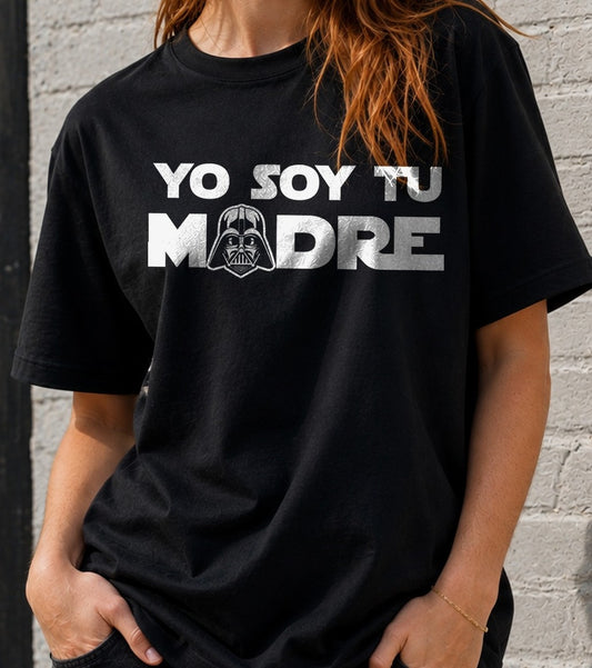Camiseta Darth Madre – Regalo Día de la Madre (negra)