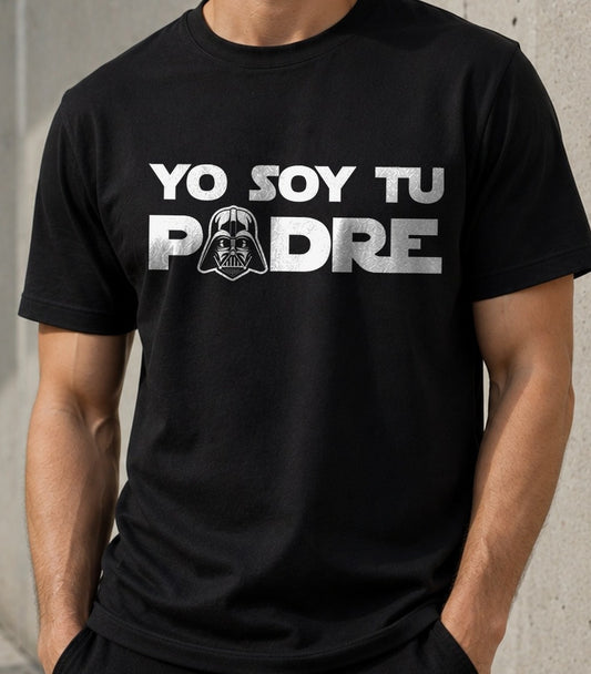 Camiseta Darth Padre – Star Wars Día del Padre (negra)