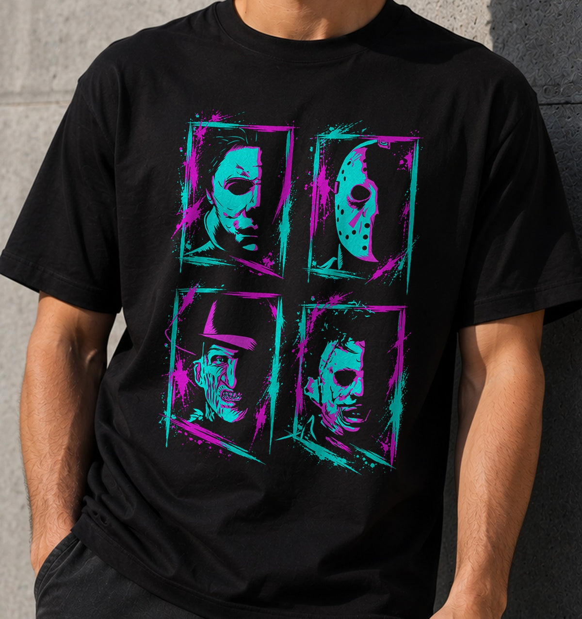 Camiseta Neon Maniacs (negra)