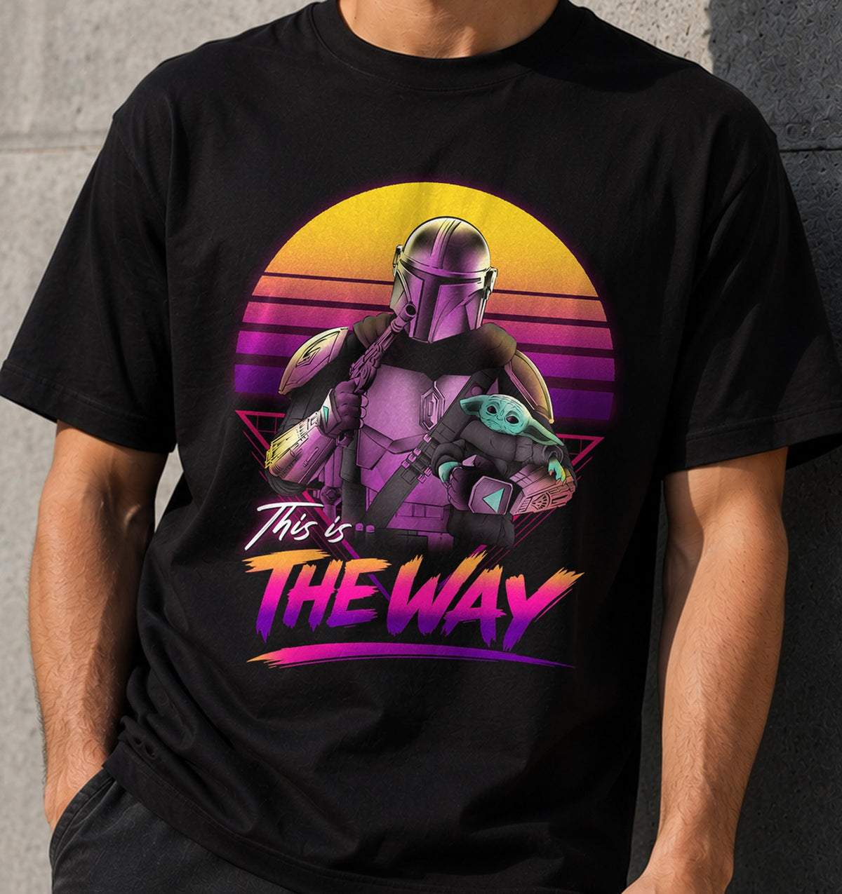 Camiseta Bounty Hunter in Retro (negra)