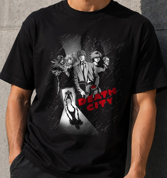 Camiseta Death City – Death Note (negra)
