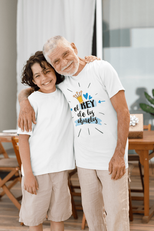 Camiseta El rey de los abuelos - El Cajón Friki