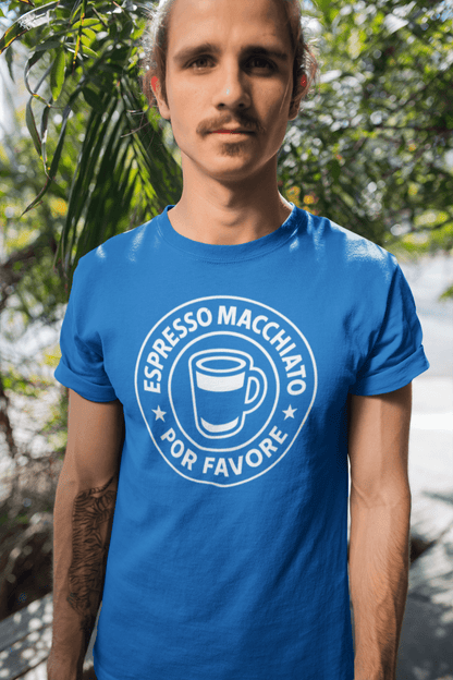 Camiseta Espresso Macchiato Por Favore - El Cajón Friki