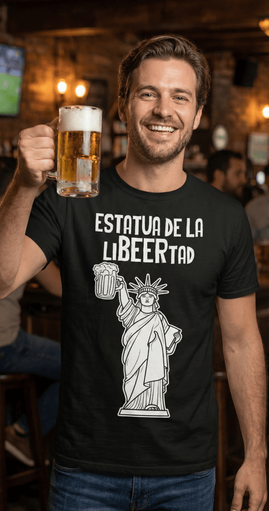 Camiseta Estatua de la LiBEERtad - El Cajón Friki