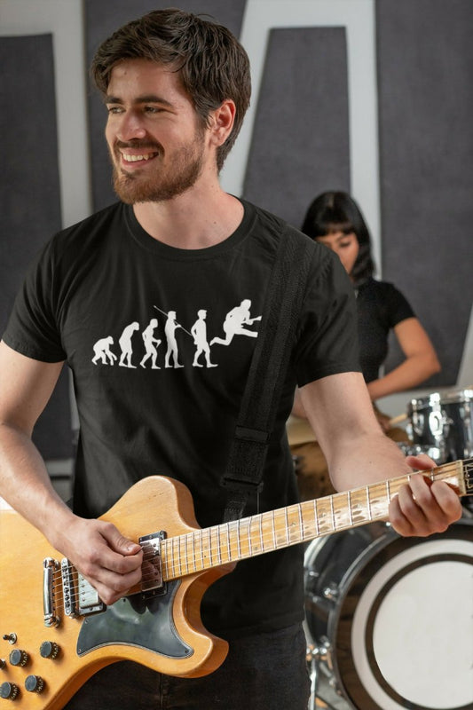 Camiseta Evolución Rock - El Cajón Friki