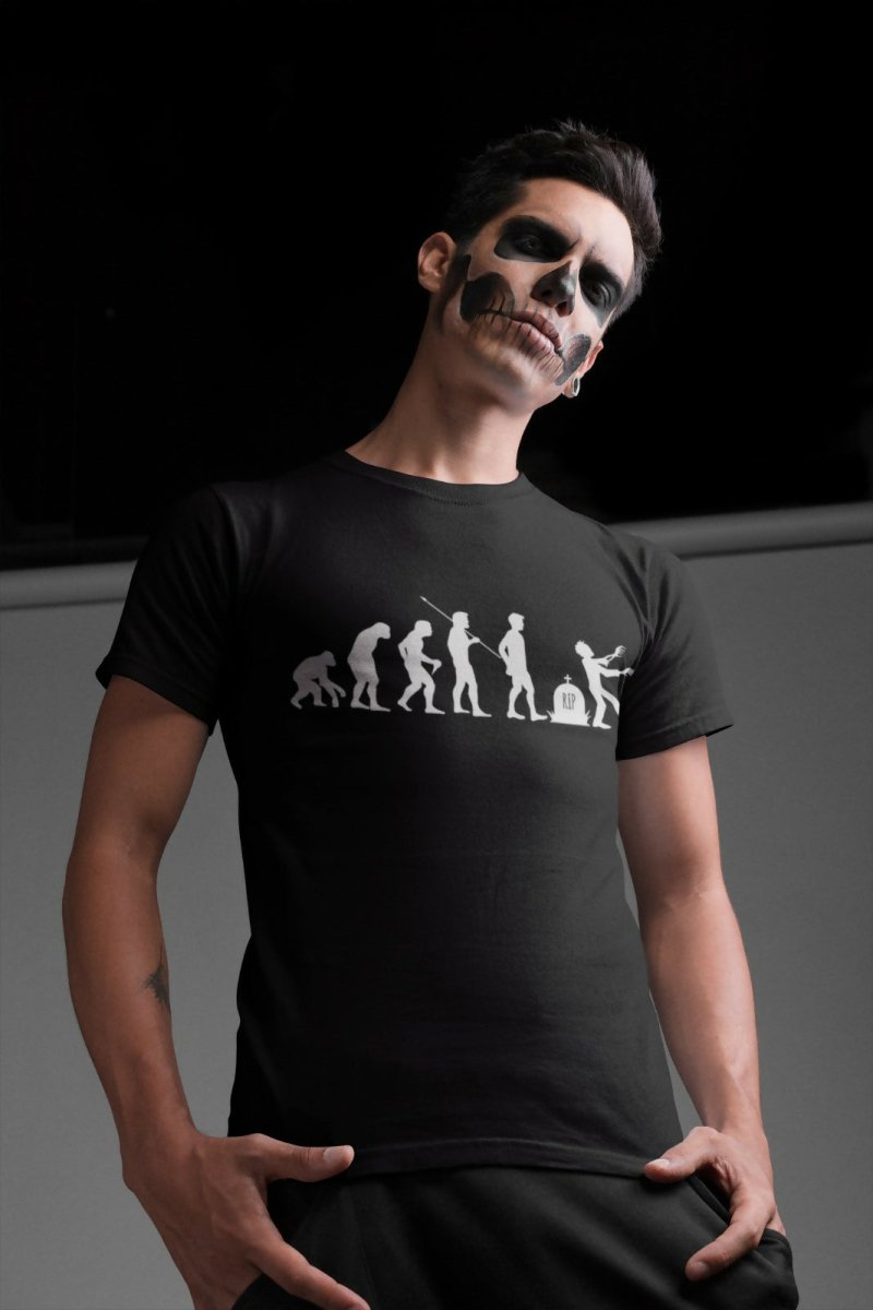 Camiseta Evolución Zombie - El Cajón Friki