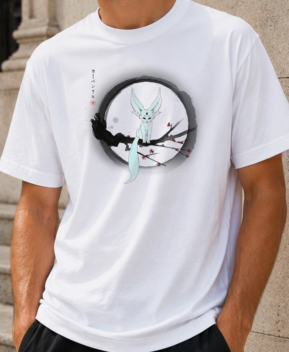 Camiseta FFXV Carbuncle – Final Fantasy XV (blanca)
