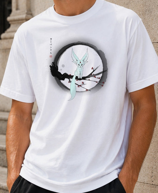 Camiseta FFXV Carbuncle – Final Fantasy XV (blanca)