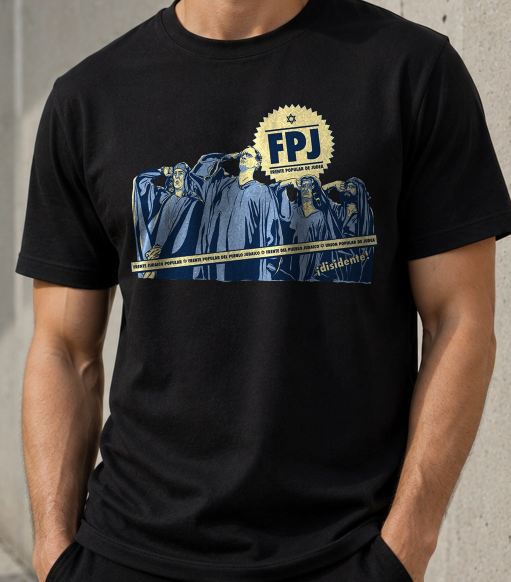 Camiseta Frente Pupular de Judea – La Vida de Brian (negra)
