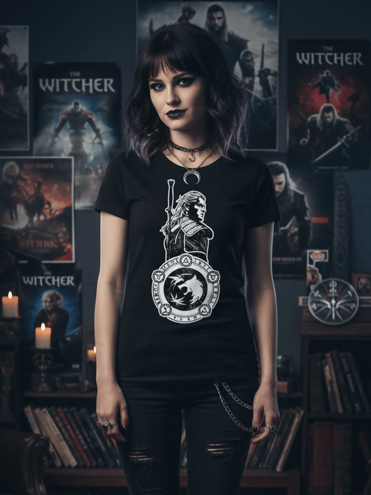 Camiseta Geralt de Rivia - El Cajón Friki