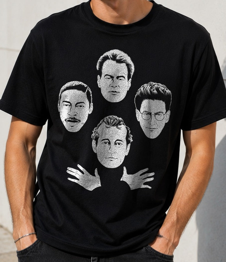 Camiseta Ghost Rhapsody – Los Cazafantasmas (negra)