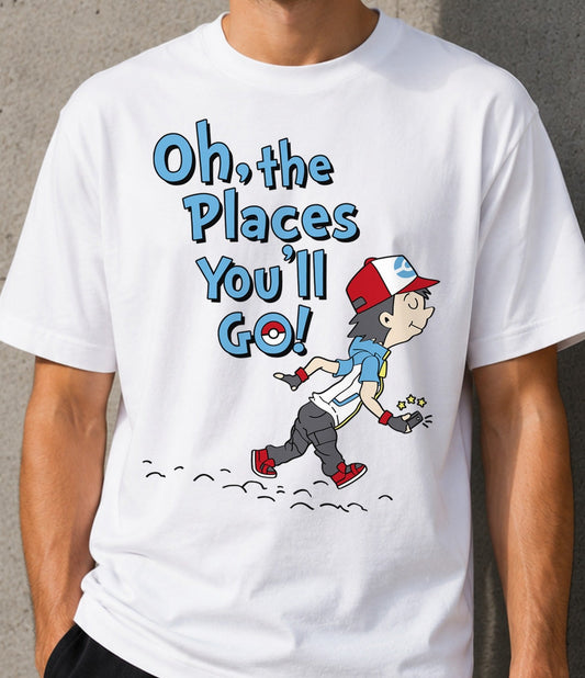 Camiseta Go Trainer Go – Entrenador Móvil y Caminatas (blanca)