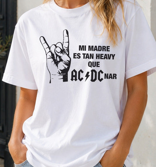 Camiseta Madre heavy (blanca)
