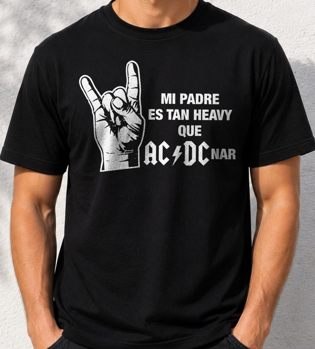 Camiseta Hace de Cenar – Regalo Día del Padre (negra)