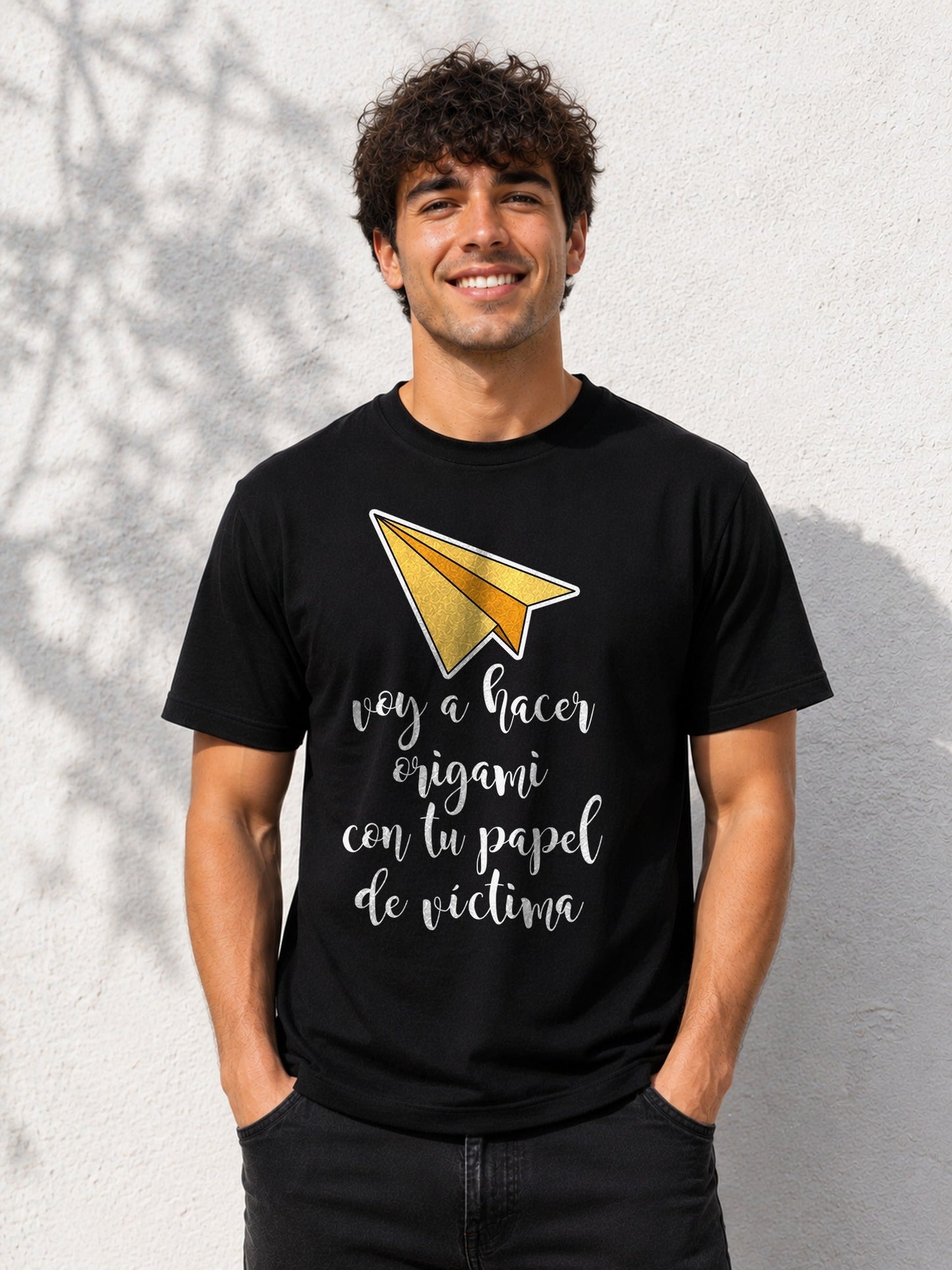 Camiseta Hacer Origami Avión – Regalo con humor ácido