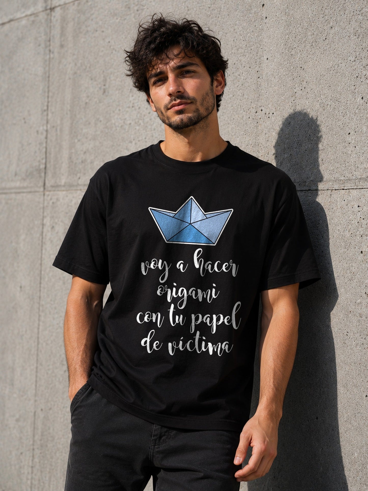 Camiseta Hacer Origami Barquito – Regalo con humor sarcástico