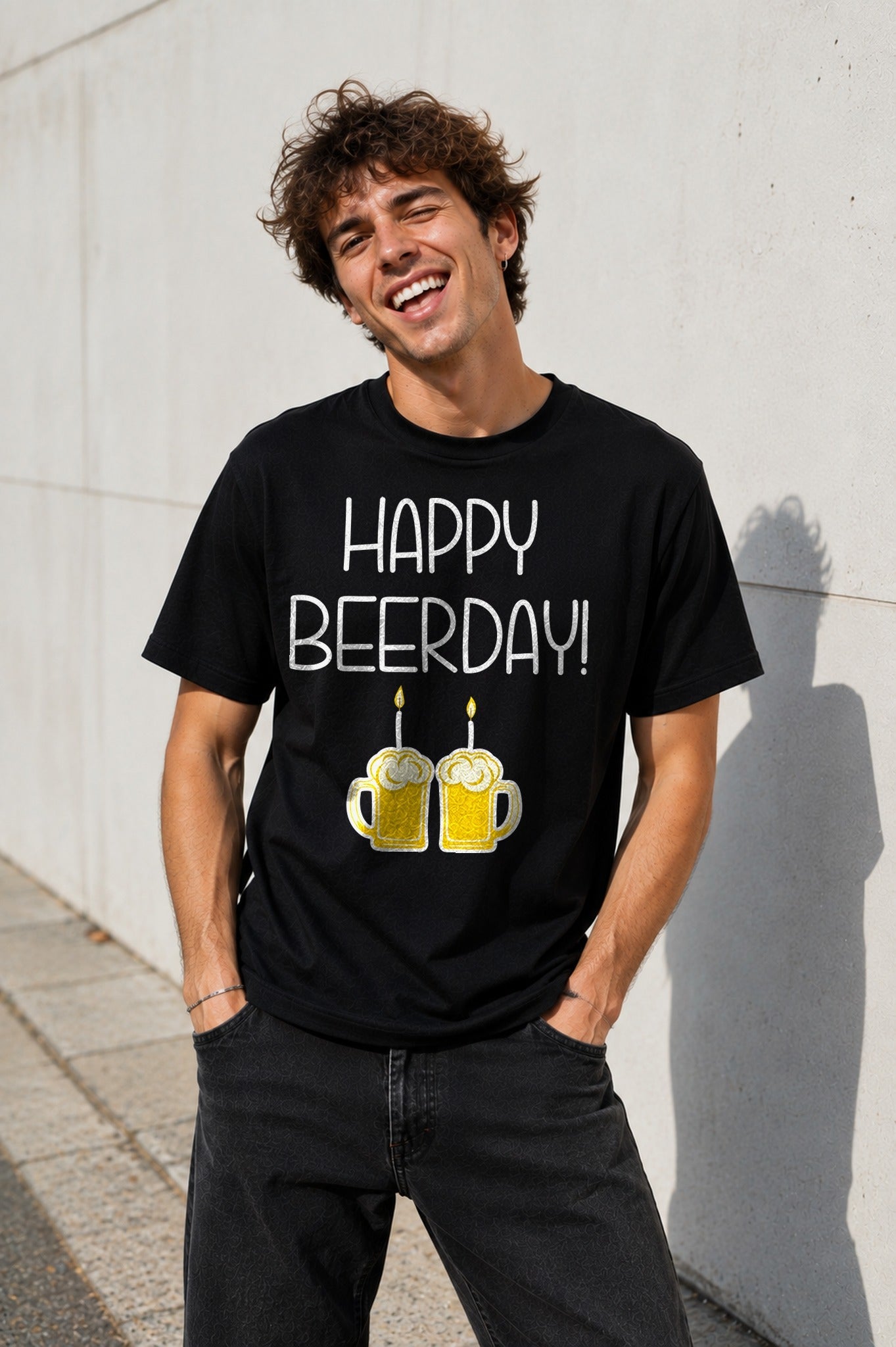 Camiseta con el diseño Happy Beerday – Regalo de cumpleaños para cerveceros, de Paranoia Records