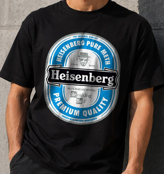 Camiseta Heisenberg – Breaking Bad (negra)