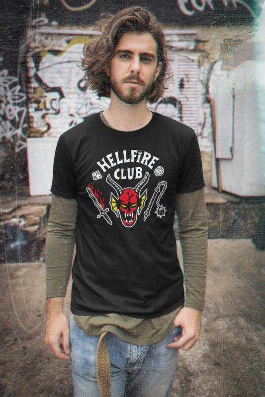 Camiseta Hellfire Club (Stranger Things) - El Cajón Friki