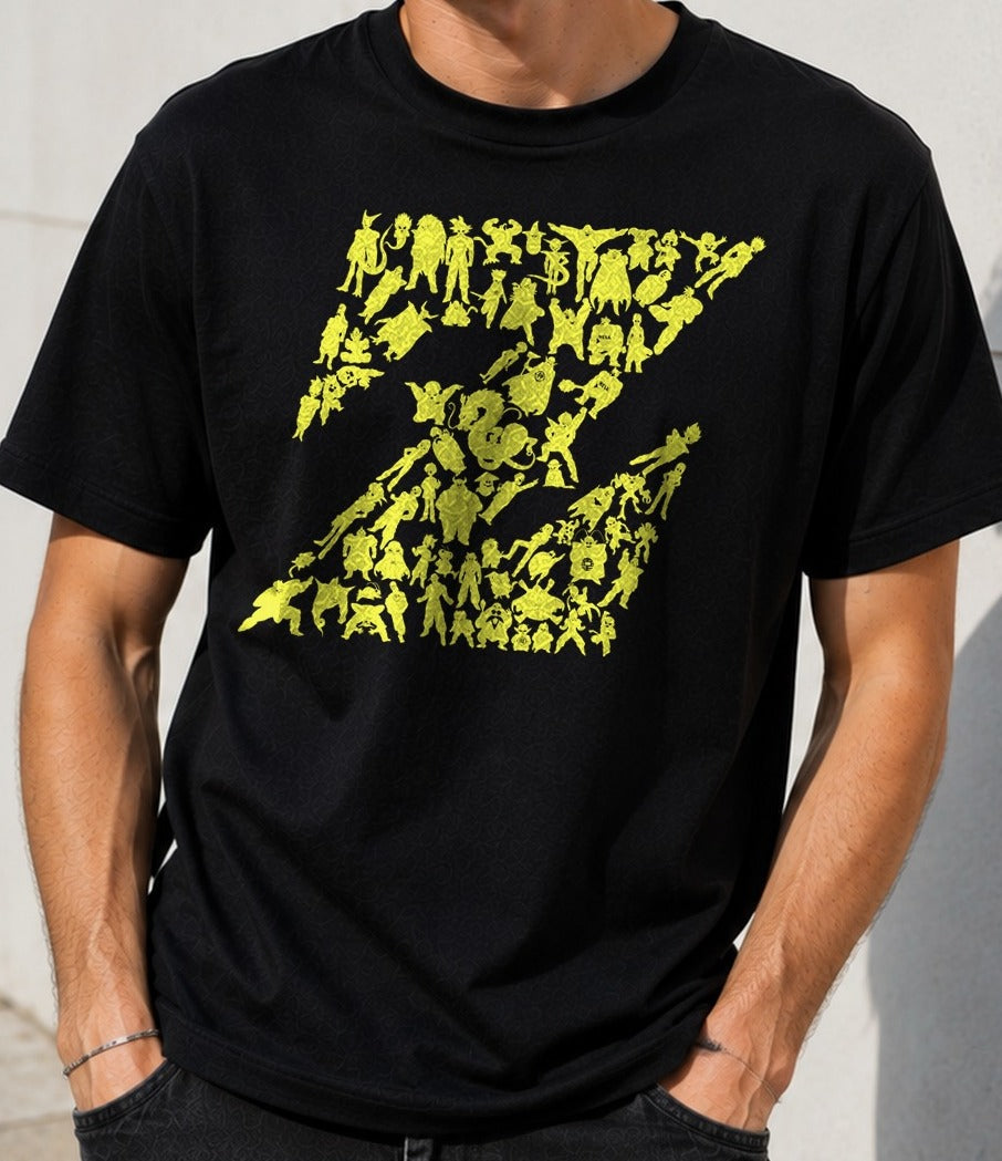 Camiseta Heroes and Villais – Dragon Ball Z (negra)