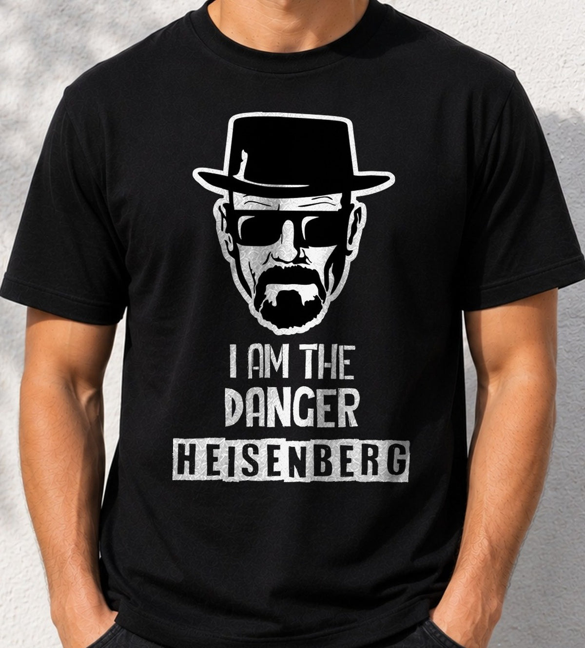 Camiseta I Am The Danger – Heisenberg de Breaking Bad (negra)
