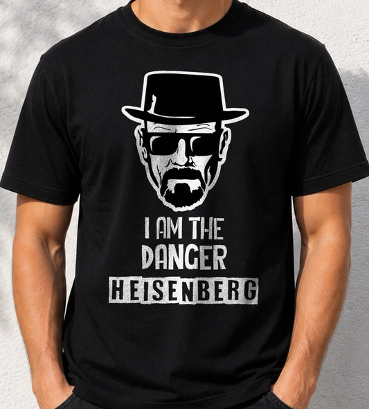 Camiseta I Am The Danger – Heisenberg de Breaking Bad (negra)