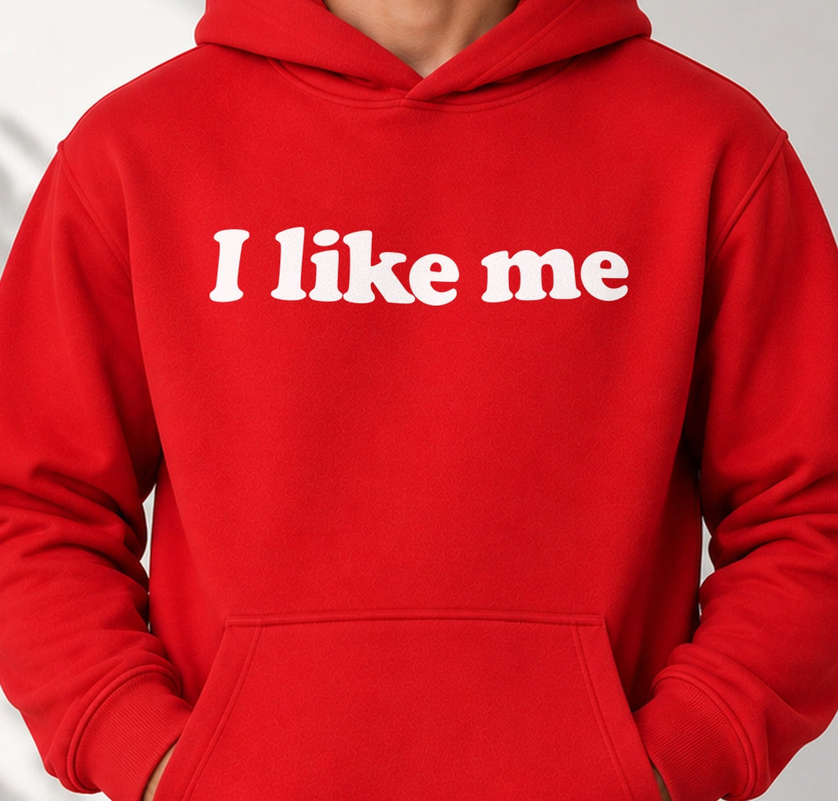 Camiseta I Like Me – Un, dos, tres... Splash (roja)