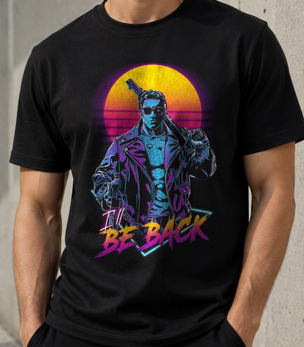Camiseta I'll be back – Terminator (negra)