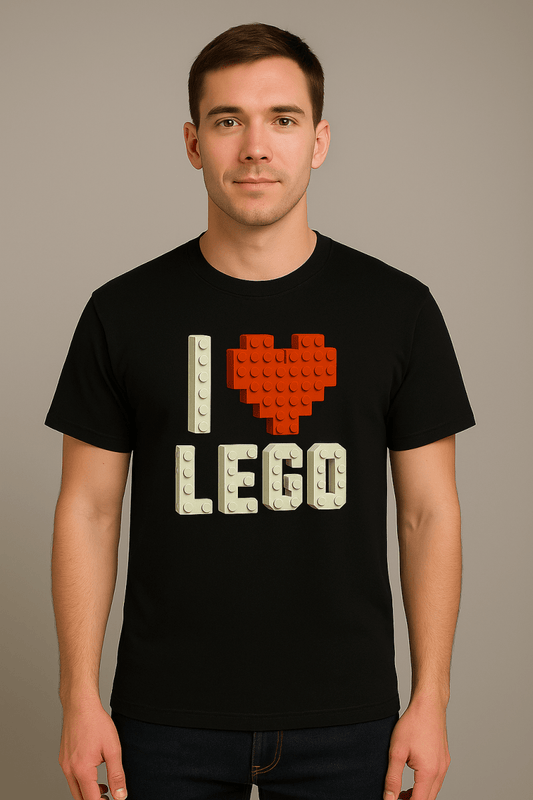 Camiseta I Love Lego - El Cajón Friki