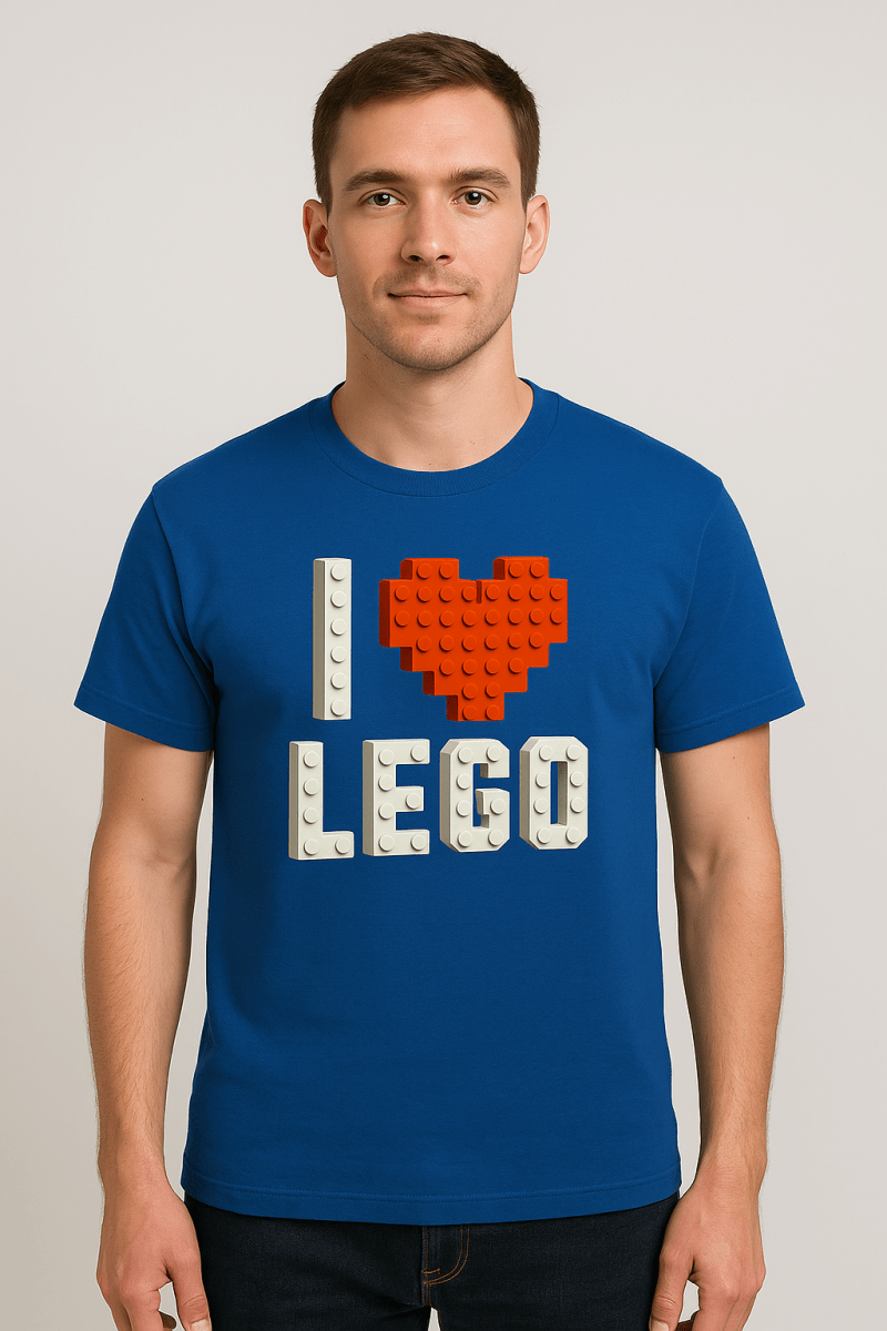 Camiseta I Love Lego - El Cajón Friki