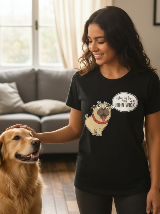 Camiseta In Love con John Wick - El Cajón Friki