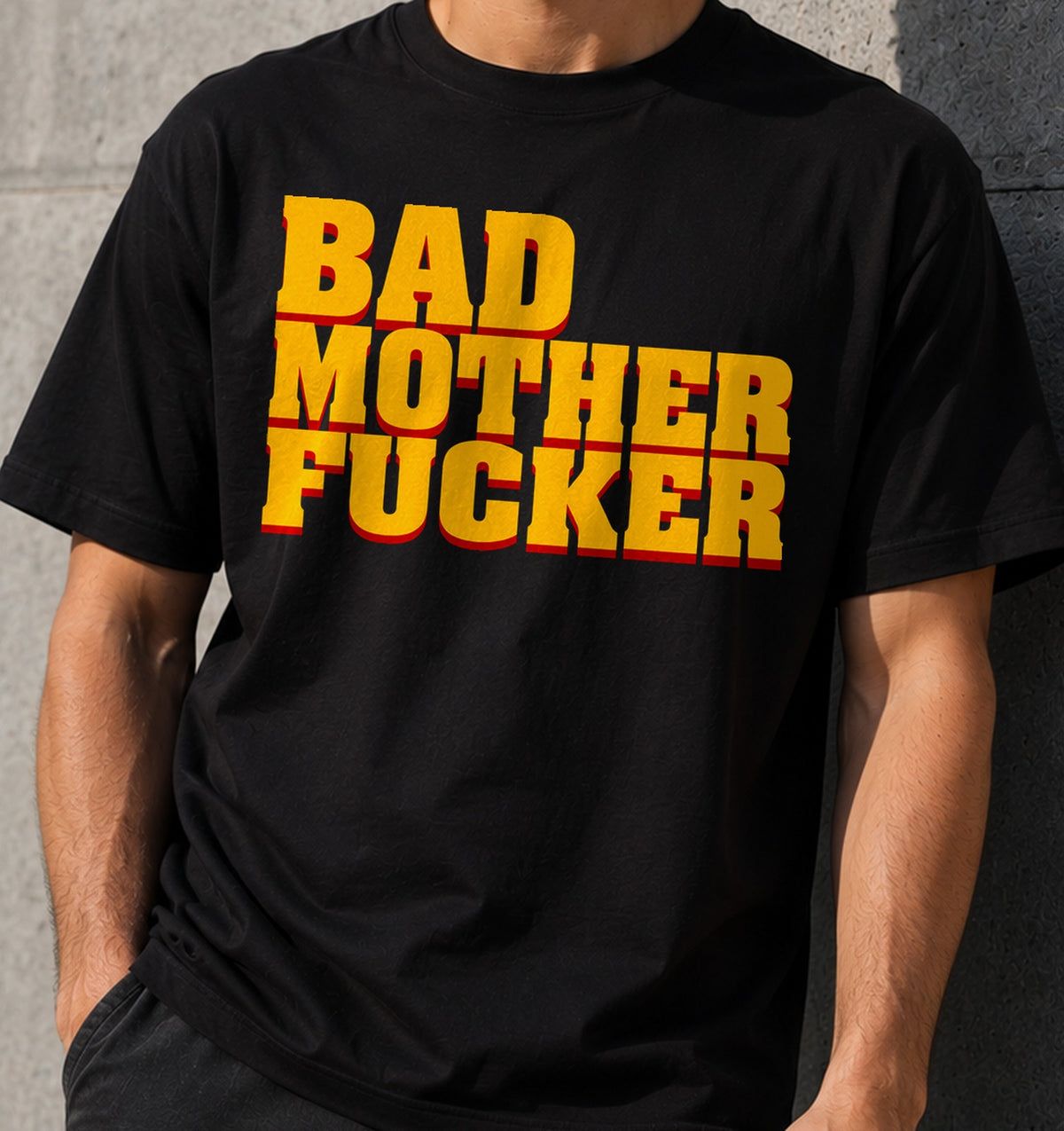 Camiseta Bad Mother Fucker (negra)
