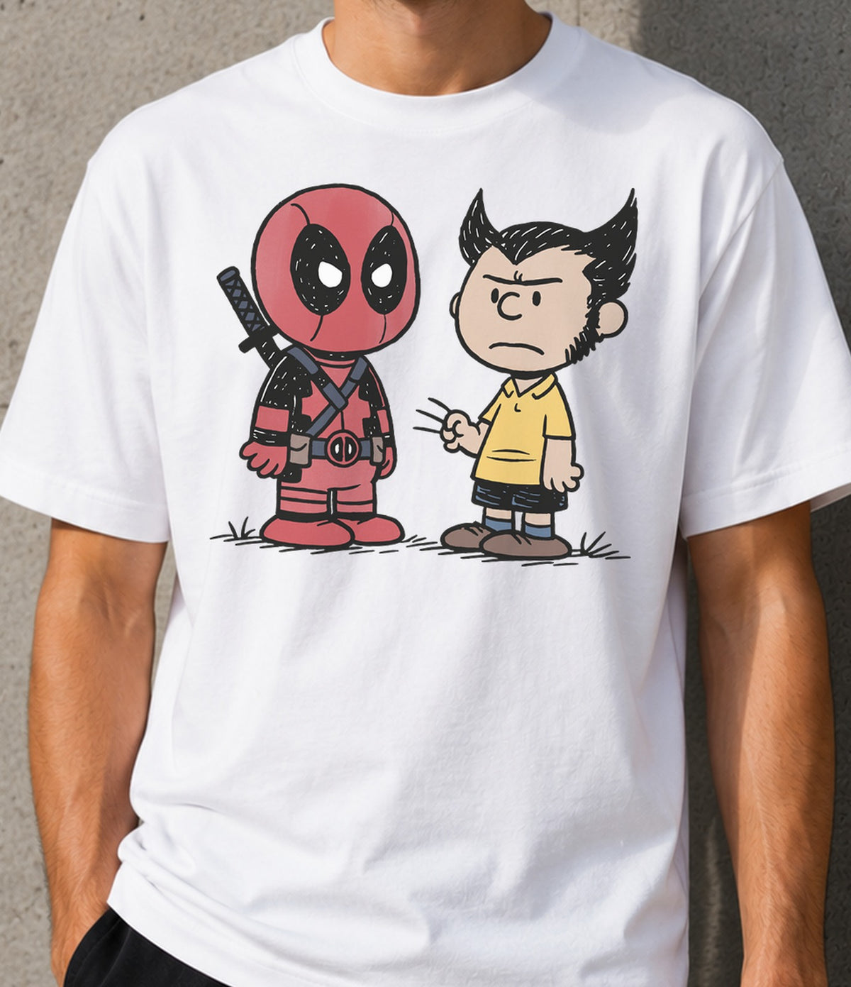 Camiseta DD y WV peanuts (blanca)