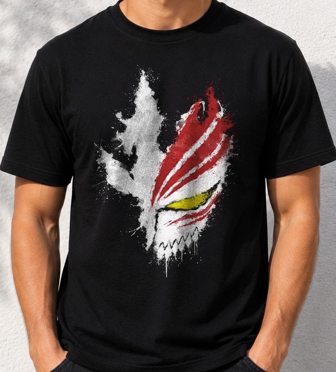 Camiseta Ink Hollow – Ichigo de Bleach (negra)