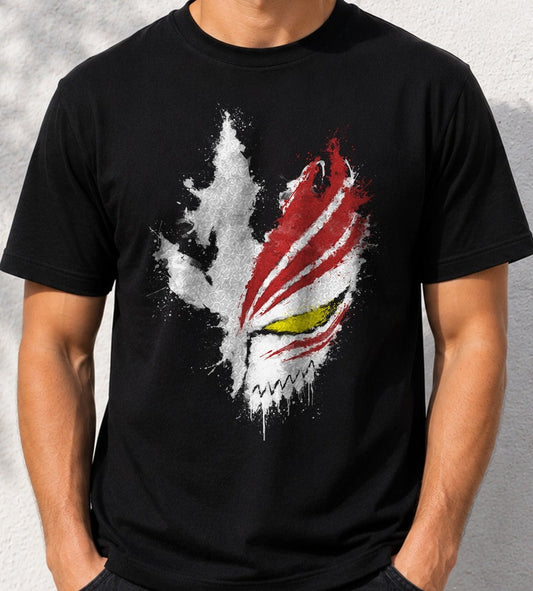 Camiseta Ink Hollow – Ichigo de Bleach (negra)