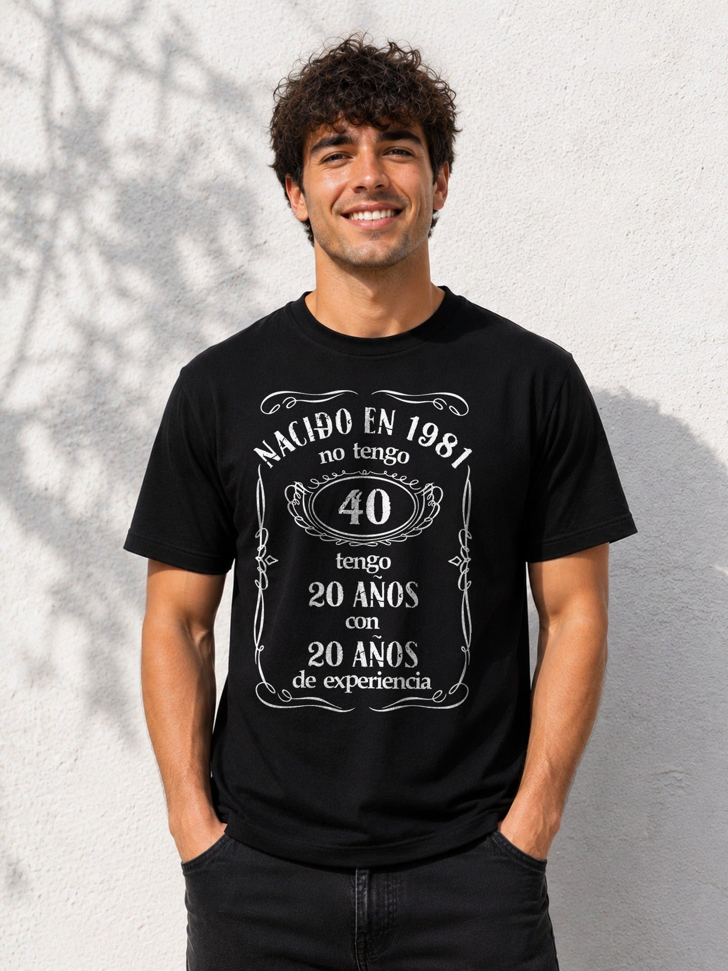 Camiseta con el diseño Jack 40 – Regalo de cumpleaños 40 años, de Paranoia Records