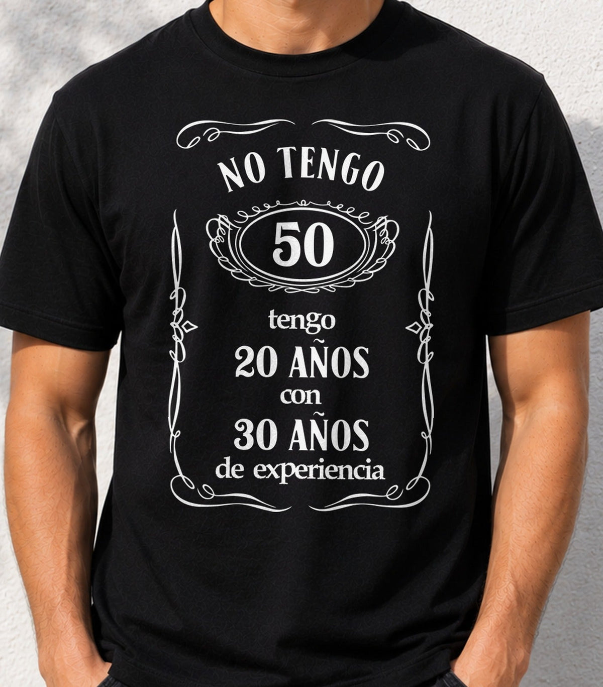 Camiseta Jack 50 – Regalo de Cumpleaños 50 años (negra)