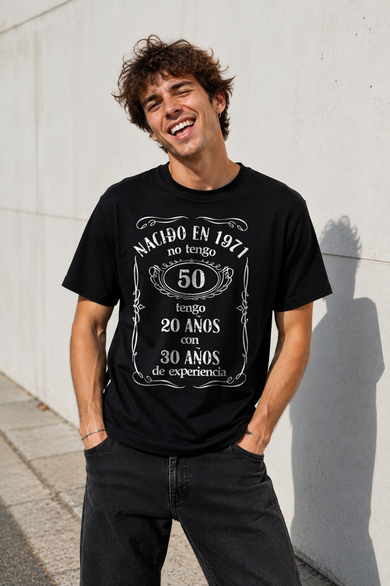 Camiseta con el diseño Jack 50 – Regalo de cumpleaños 50 años, de Paranoia Records