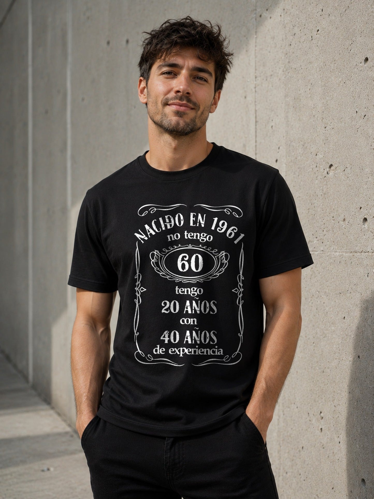 Camiseta con el diseño Jack 60 – Regalo de cumpleaños 60 años, de Paranoia Records