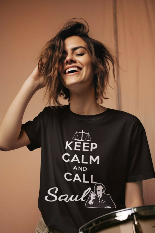 Camiseta Keep Calm and Call Saul - El Cajón Friki