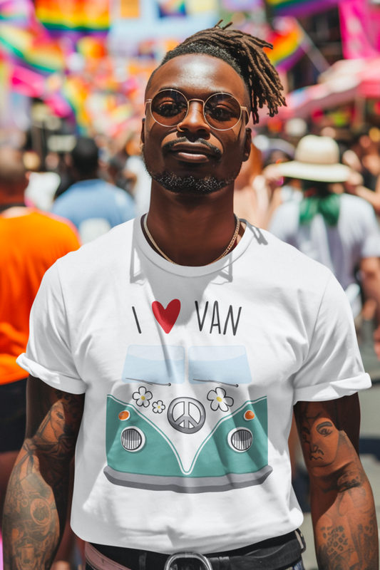 Camiseta La furgo hippie - El Cajón Friki